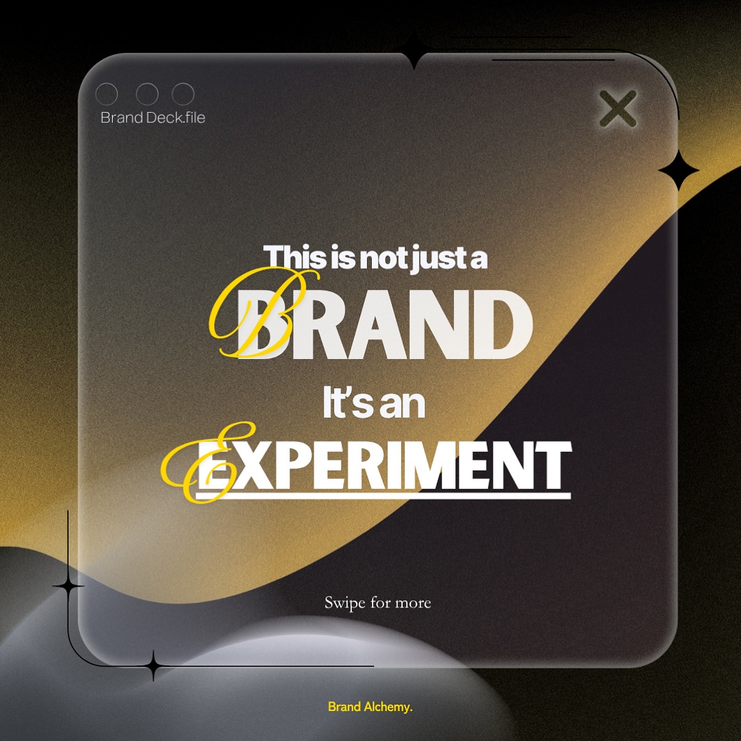 Brand Deck — Not Just a Brand, It's an Experiment
