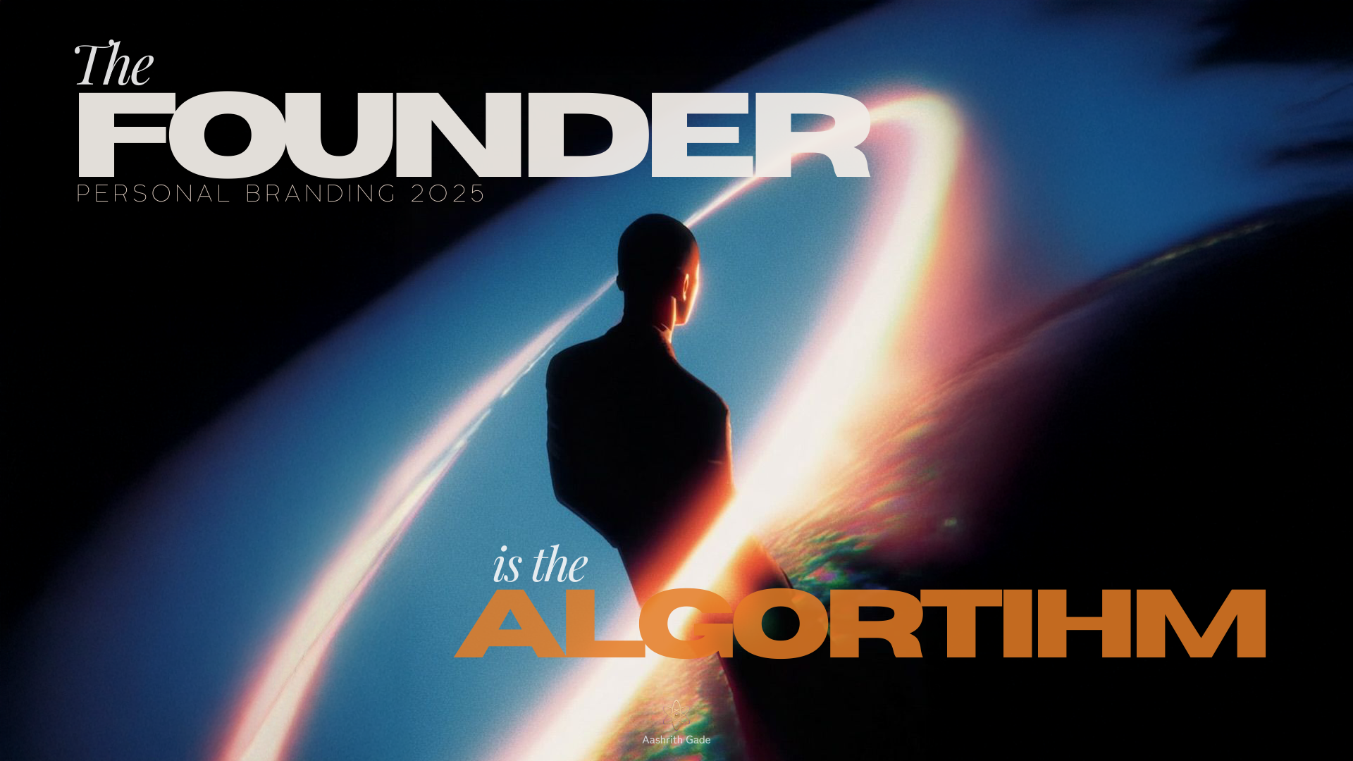 The Founder Is the Algorithm