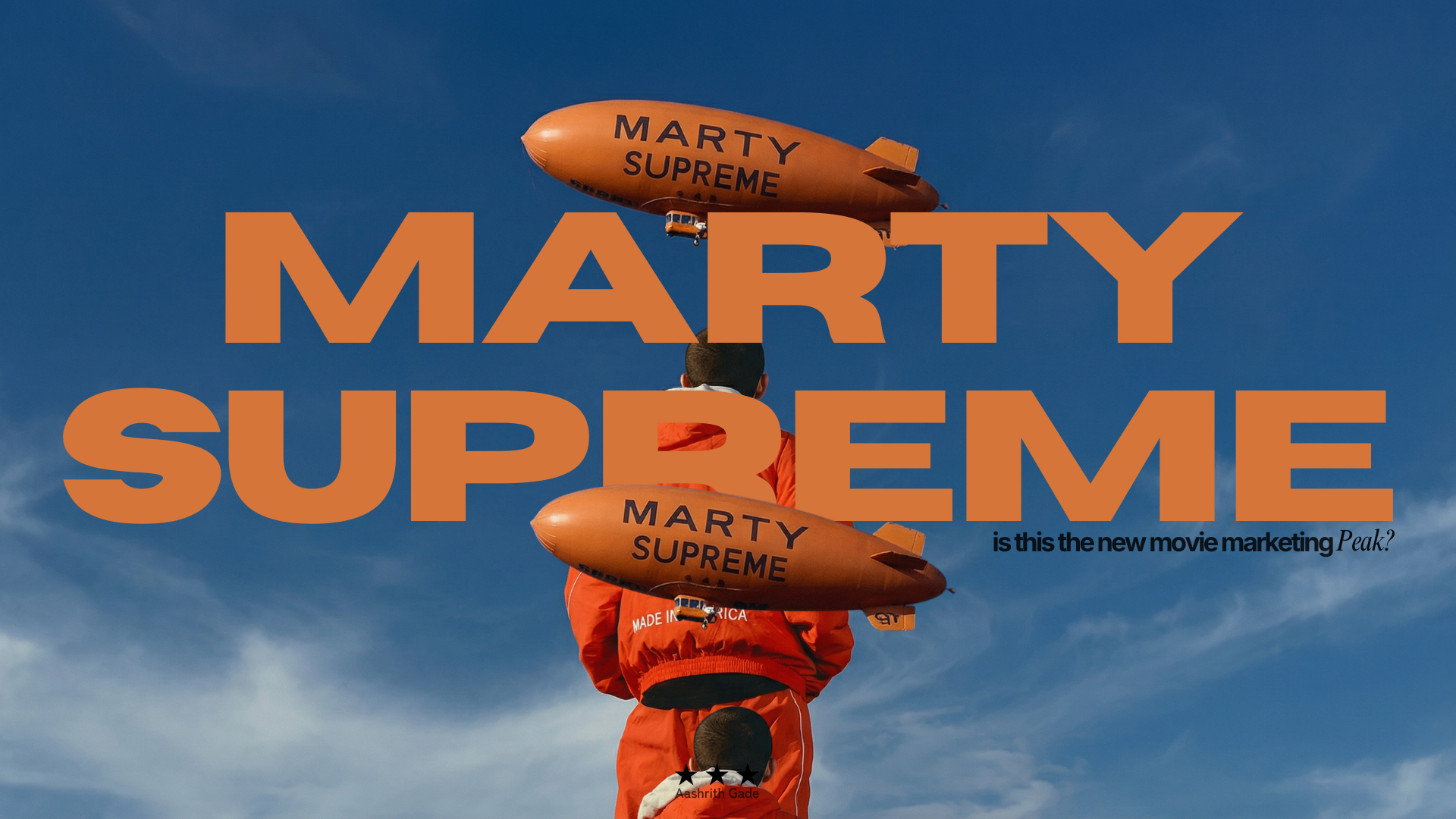 Marty Supreme — New Movie Marketing Peak?